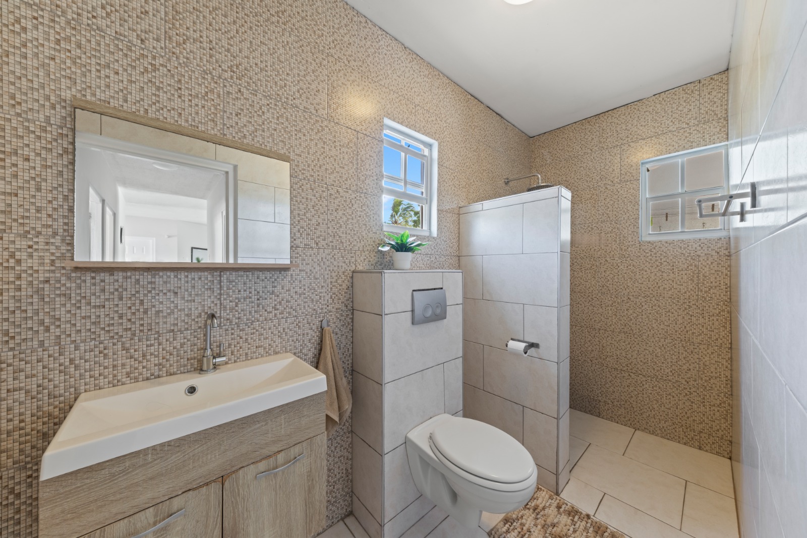 Vakantiehuis Curaçao huren badkamer 2 Casa Daliah